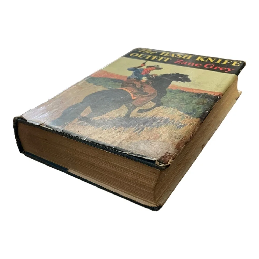 The Hash Knife Outfit Zane Grey 1933 Grosset & Dunlap Western Hardcover Book